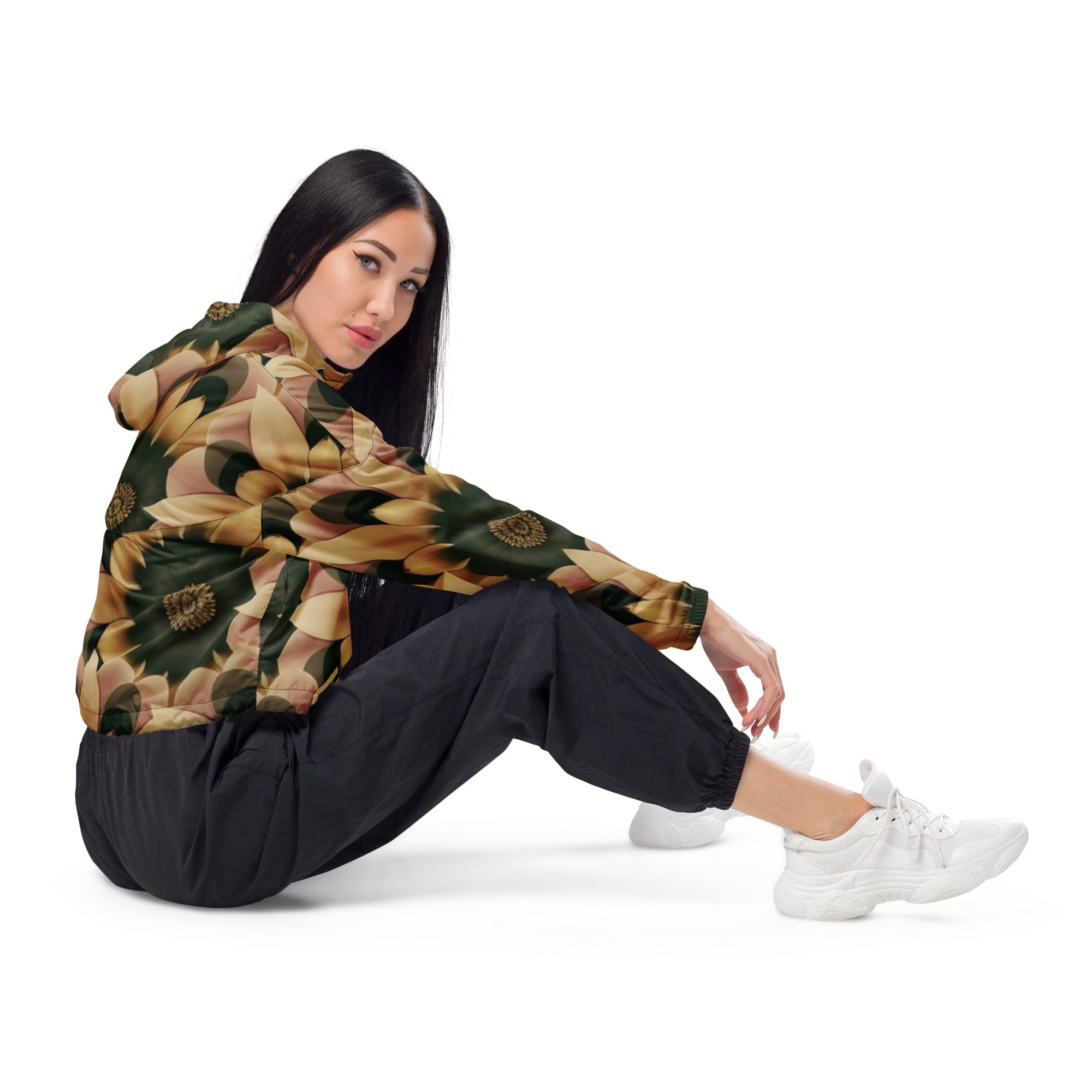 Women’s Sunflower cropped windbreaker