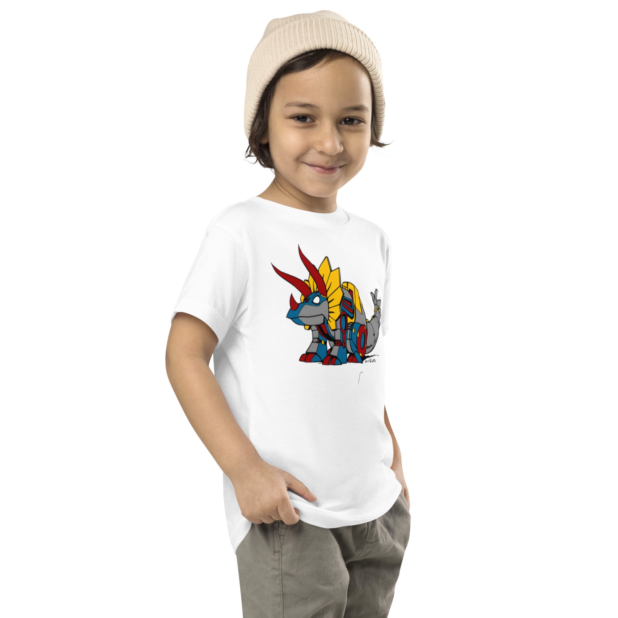 Toddler Robo Triceratops Tee