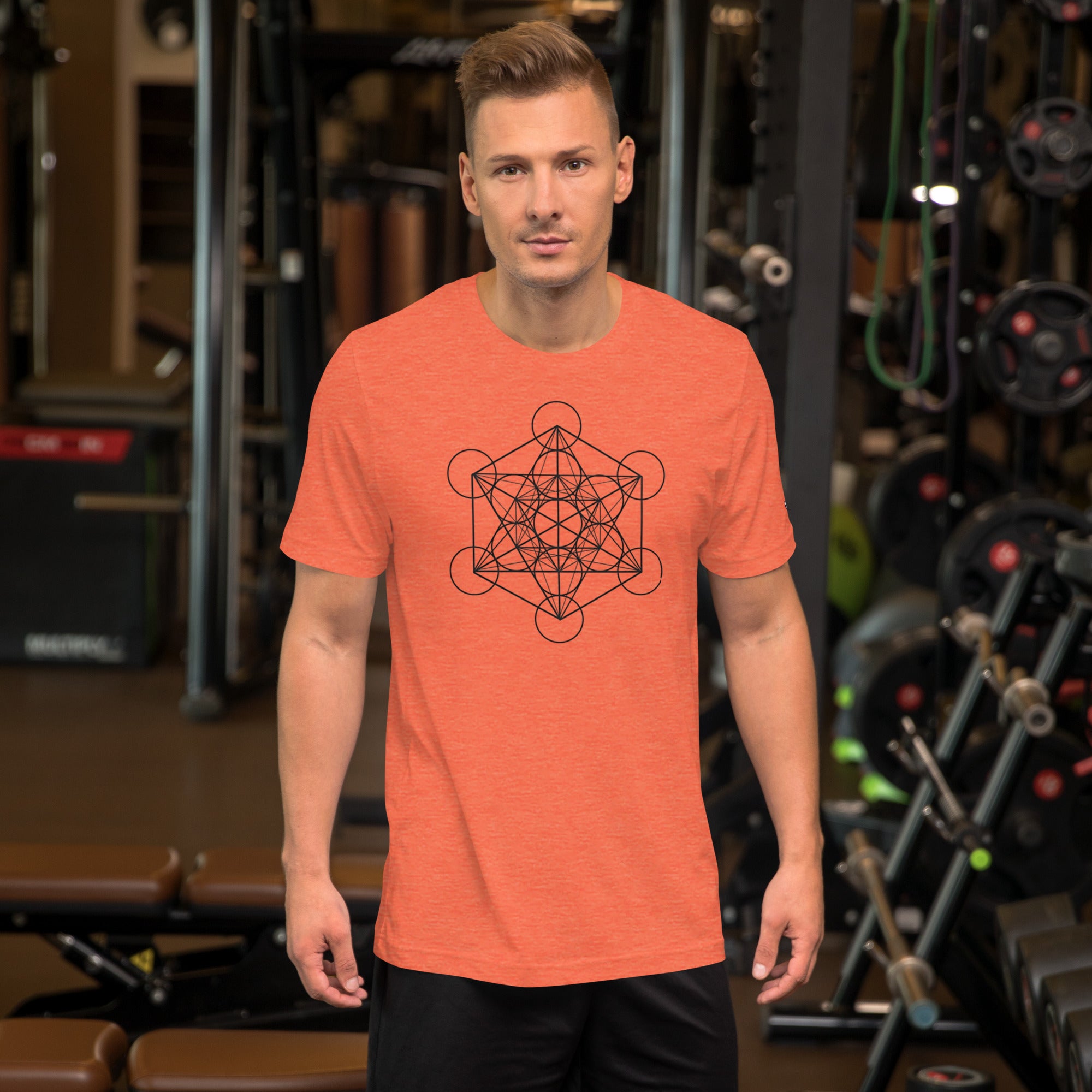 Black Metatron’s Cube Tee