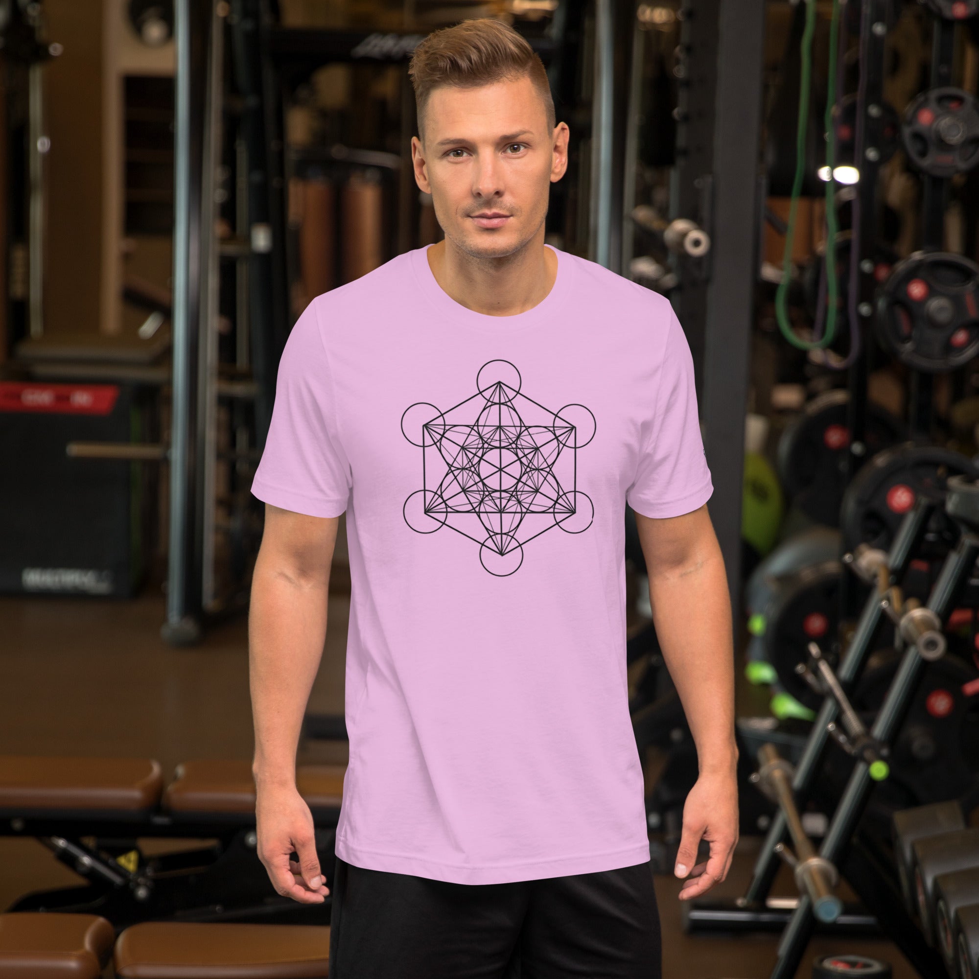 Black Metatron’s Cube Tee