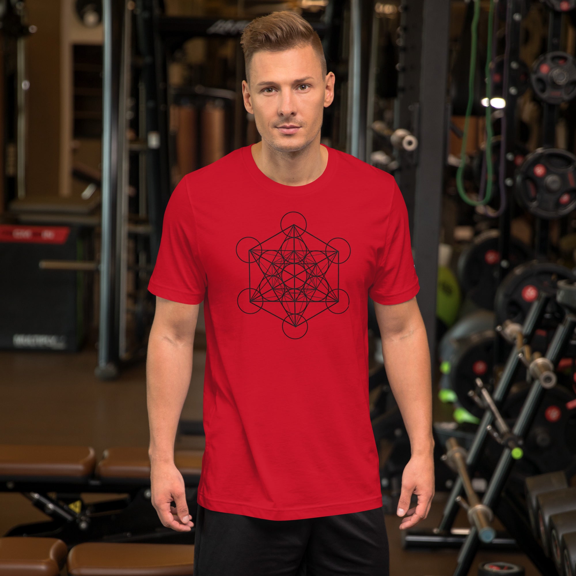 Black Metatron’s Cube Tee