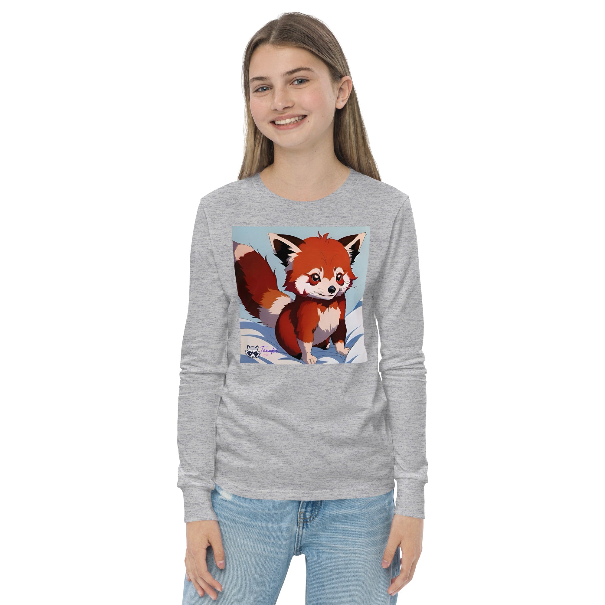 Red Panda Youth LS Tee