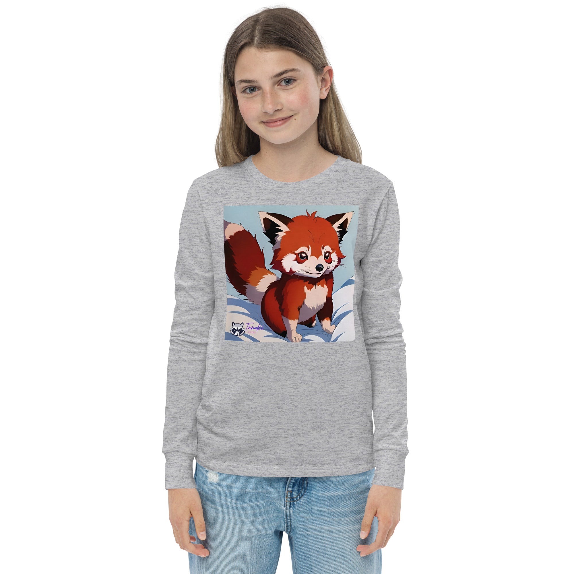 Red Panda Youth LS Tee