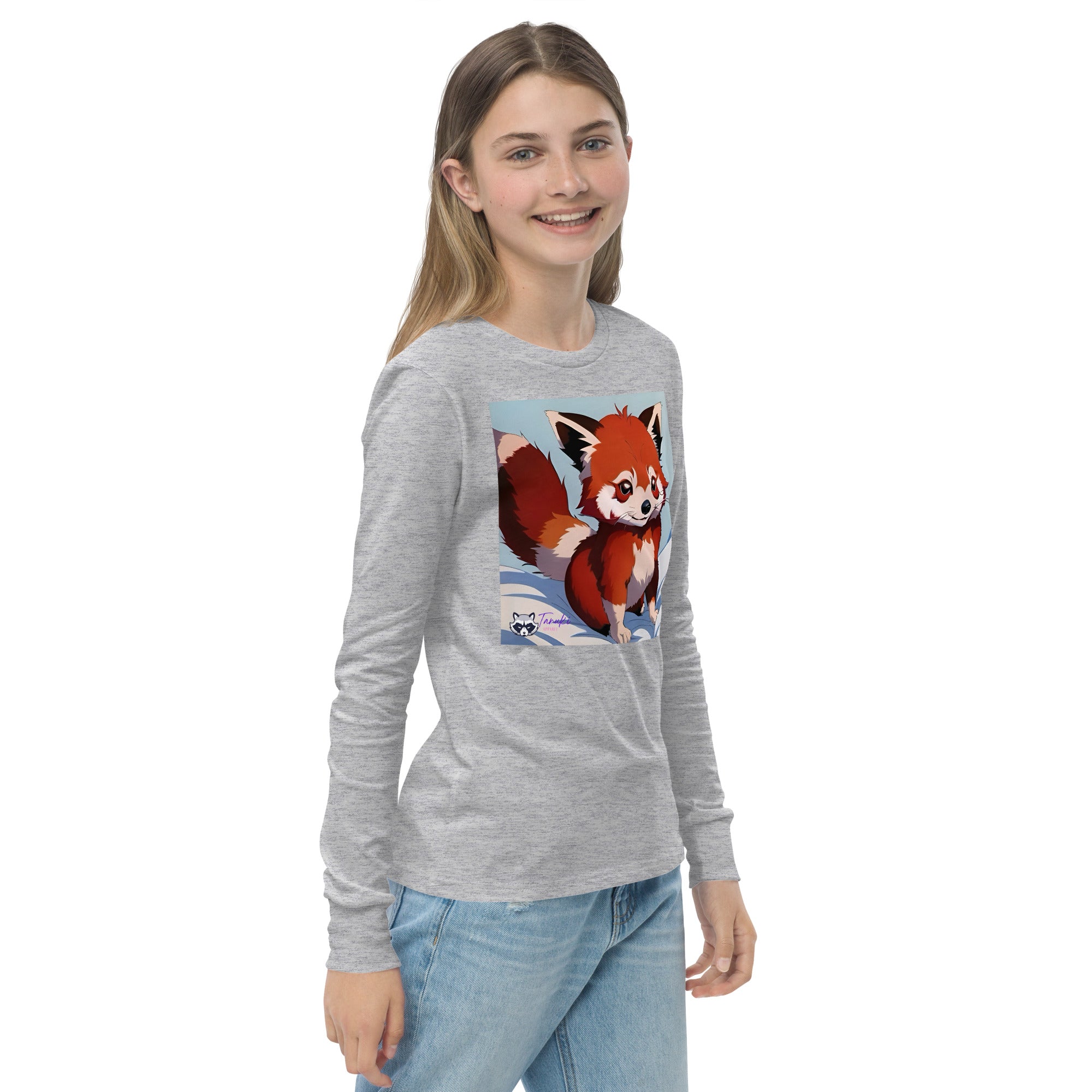 Red Panda Youth LS Tee