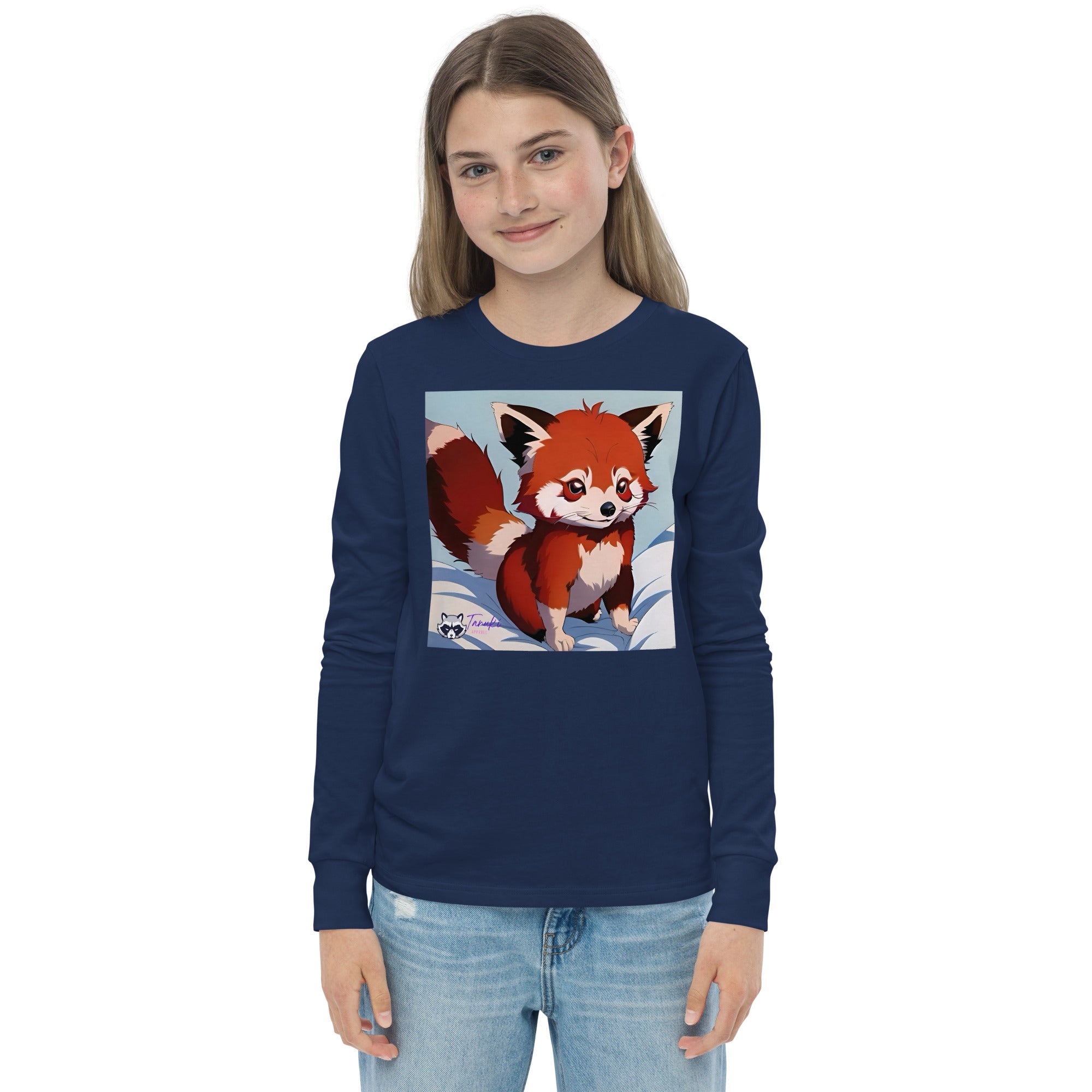 Red Panda Youth LS Tee